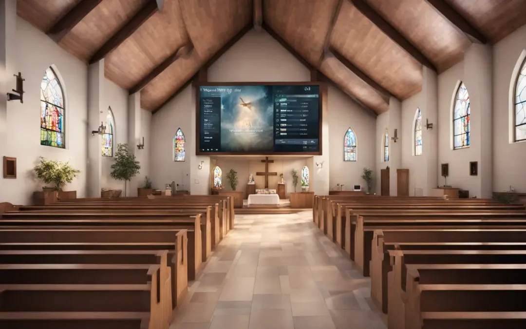 How Digital Signage for Churches Enhances Community Engagement