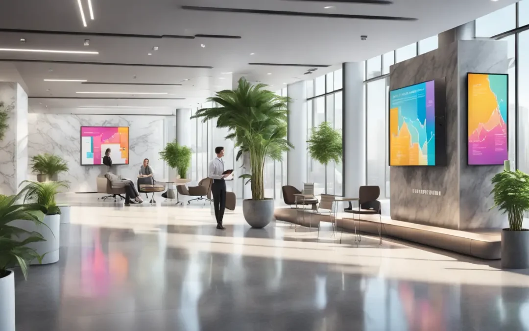 How Digital Signage for Corporate Environments Enhances Communication