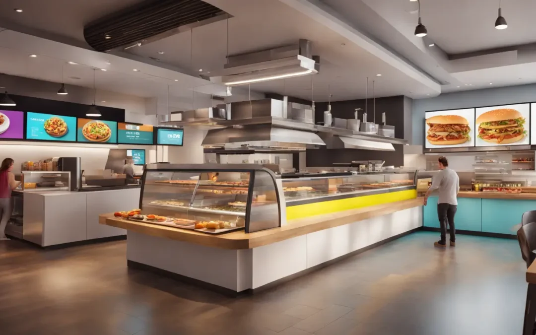 How Digital Signage Boosts Customer Engagement in Fast Food Restaurants