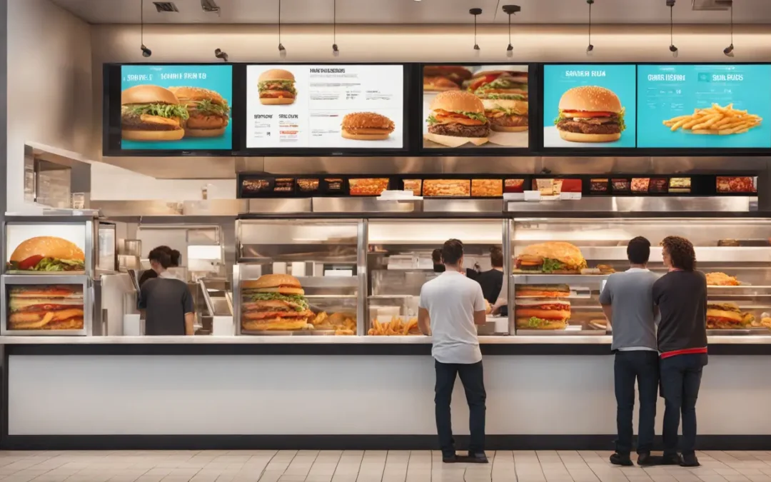 How Digital Signage Enhances the Fast Food Experience